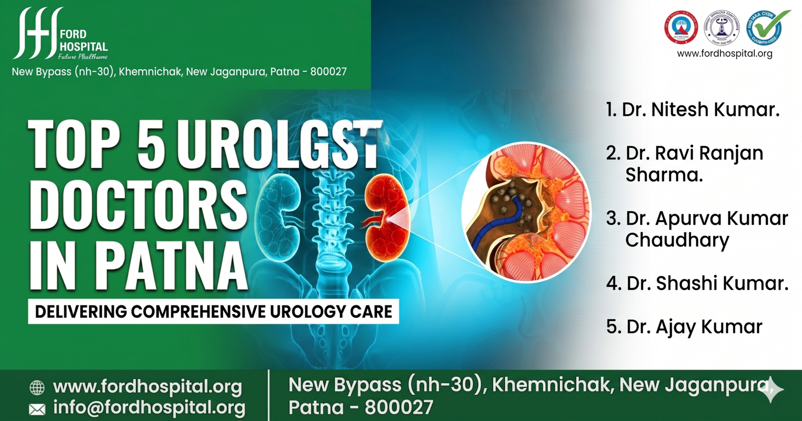 Your Urinary System Deserves the Best: Top 5 Urologist Doctors in Patna