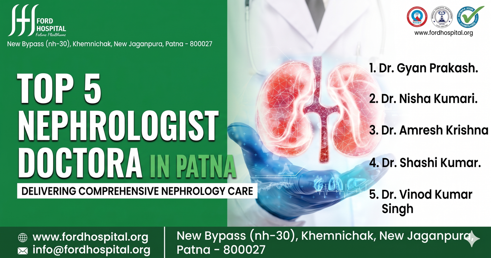 Your Kidneys Deserve the Best: Top 5 Nephrologist Doctors in Patna
