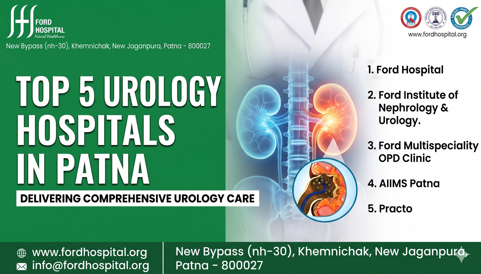 Your Urinary System Deserves the Best: Top 5 Urology Hospitals in Patna