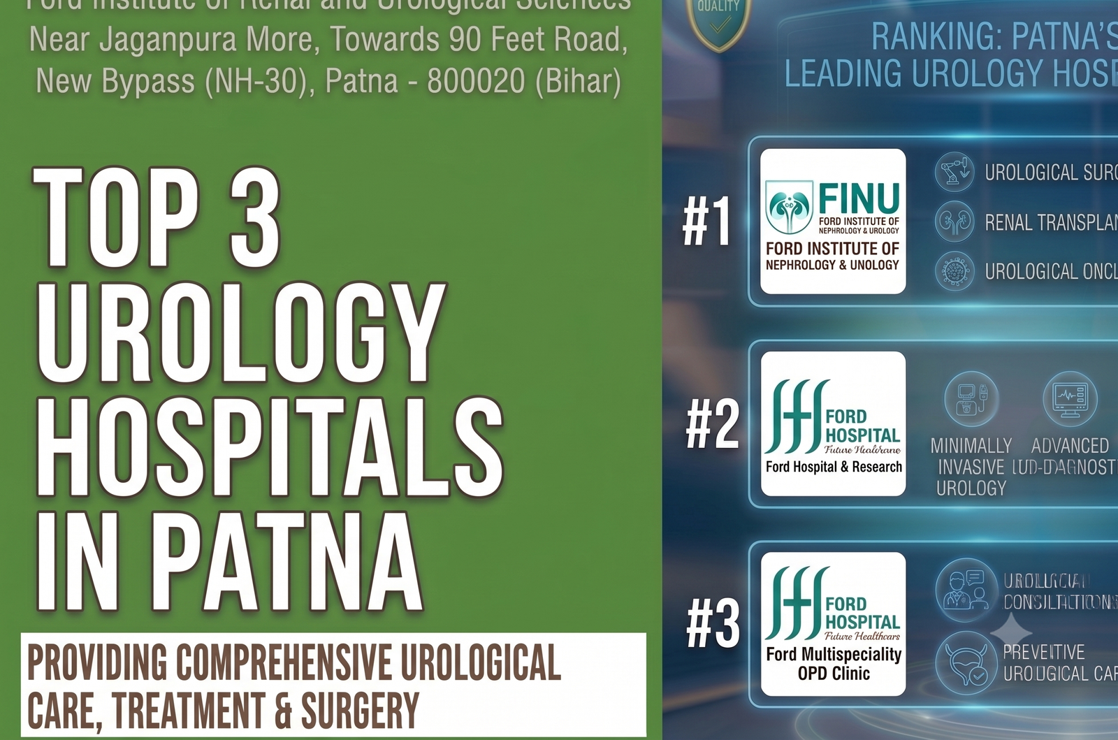 Top 3 Urology Hospitals in Patna