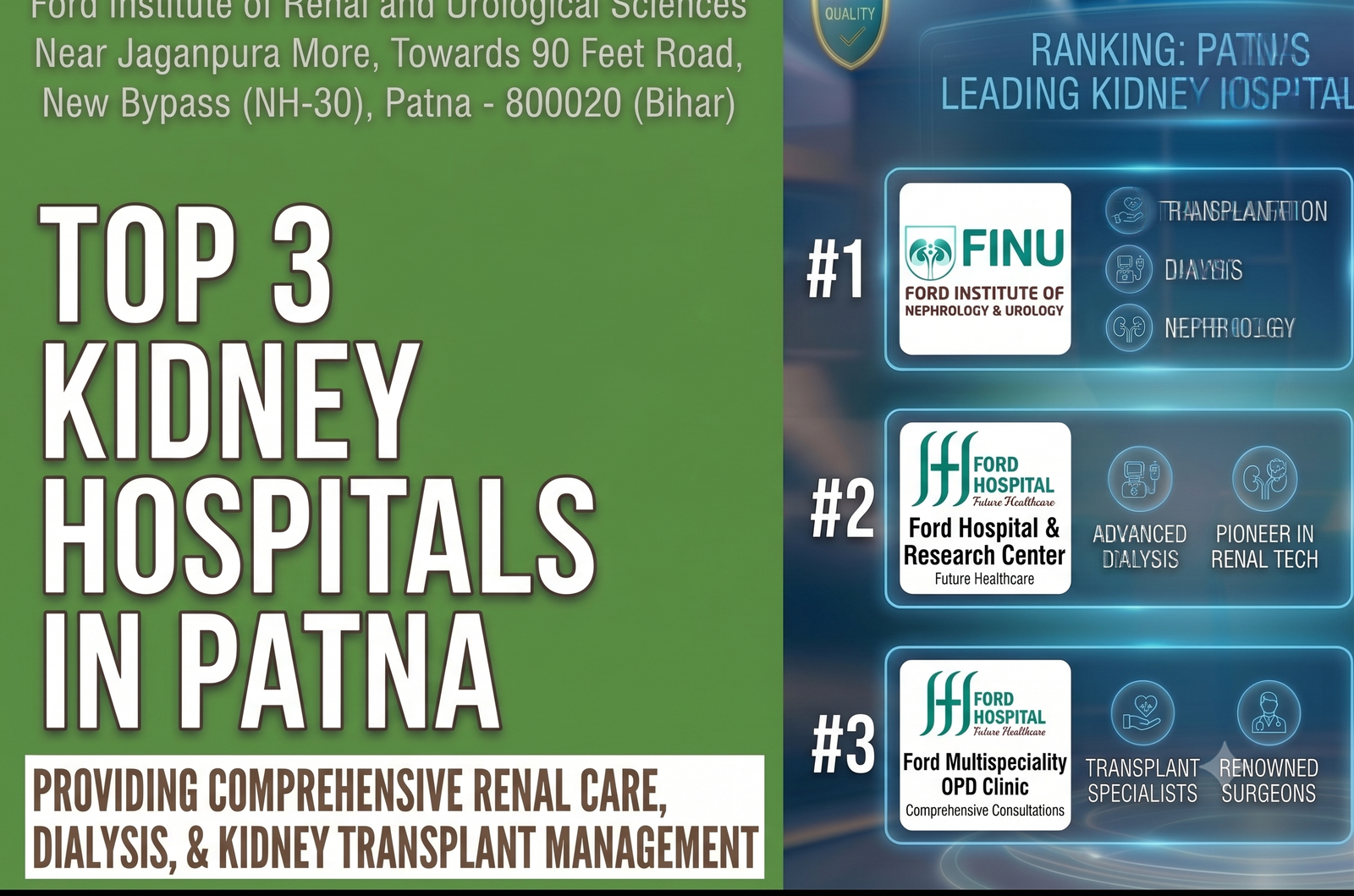 Top 3 Kidney Hospitals in Patna